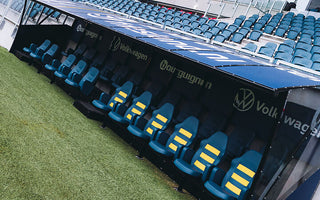 Uniek ontwerp dugouts SC Cambuur: vormgegeven voor perfect zicht en comfort