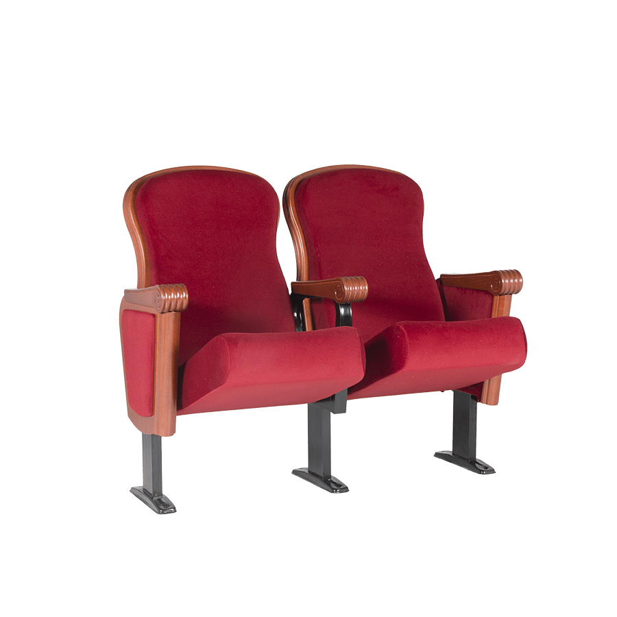 Gaiety-stoel voorzijde met klassieke houten afwerking en elegant design