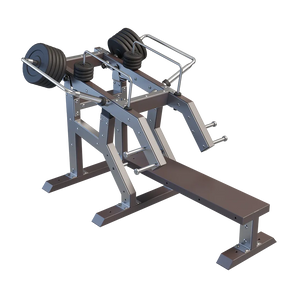 Outdoor bench press station voor sportparken met vaste gewichtsarmen