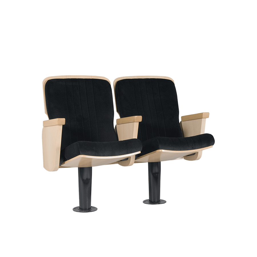 Wagner-stoel voorzijde met houten afwerking en ergonomisch ontwerp