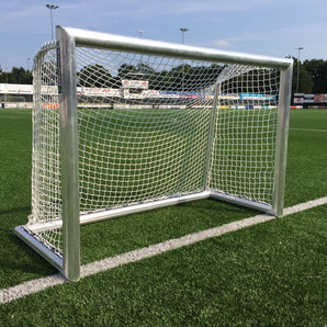 Mini voetbaldoeltje 1,8x1,2 m verplaatsbaar, voor technische trainingen en recreatief gebruik in de tuin