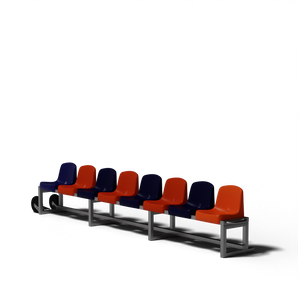 Mobil feltbenk | Med bøtteseter